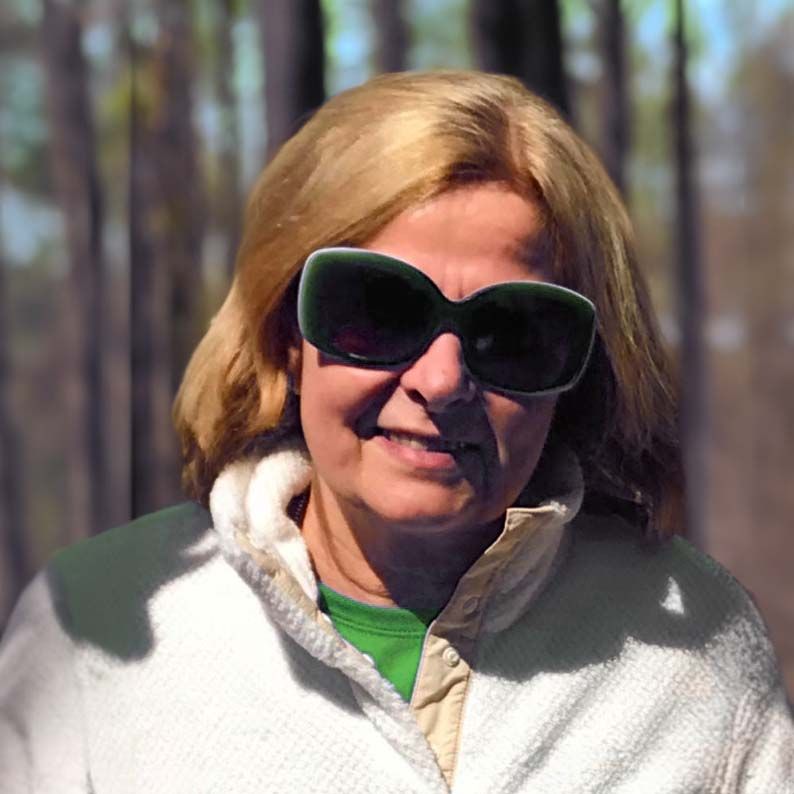 A picture of Brigitte Marta Posselt in a Forest